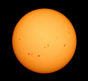 Cycle 25 Sun Spot Maximum